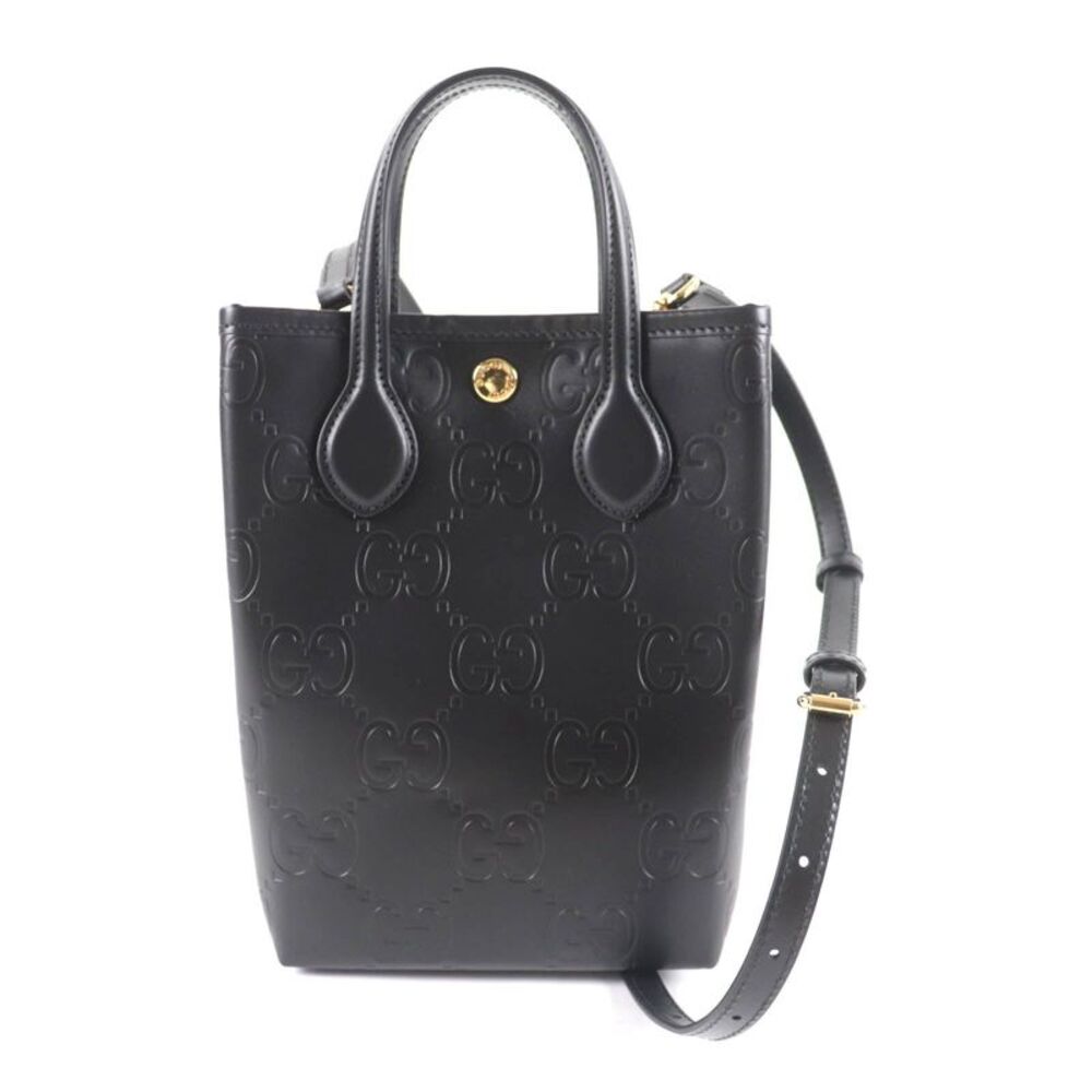 Gucci GG Super Mini Leather 2way Shoulder Bag